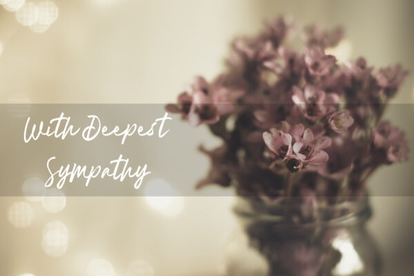 Sympathy Flowers 600x400 - Choosing Sympathy Flowers: Flowers & Their Meanings